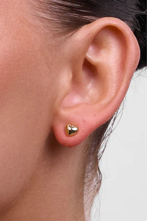 LIBERTE: Winnie Gold Heart - Earring