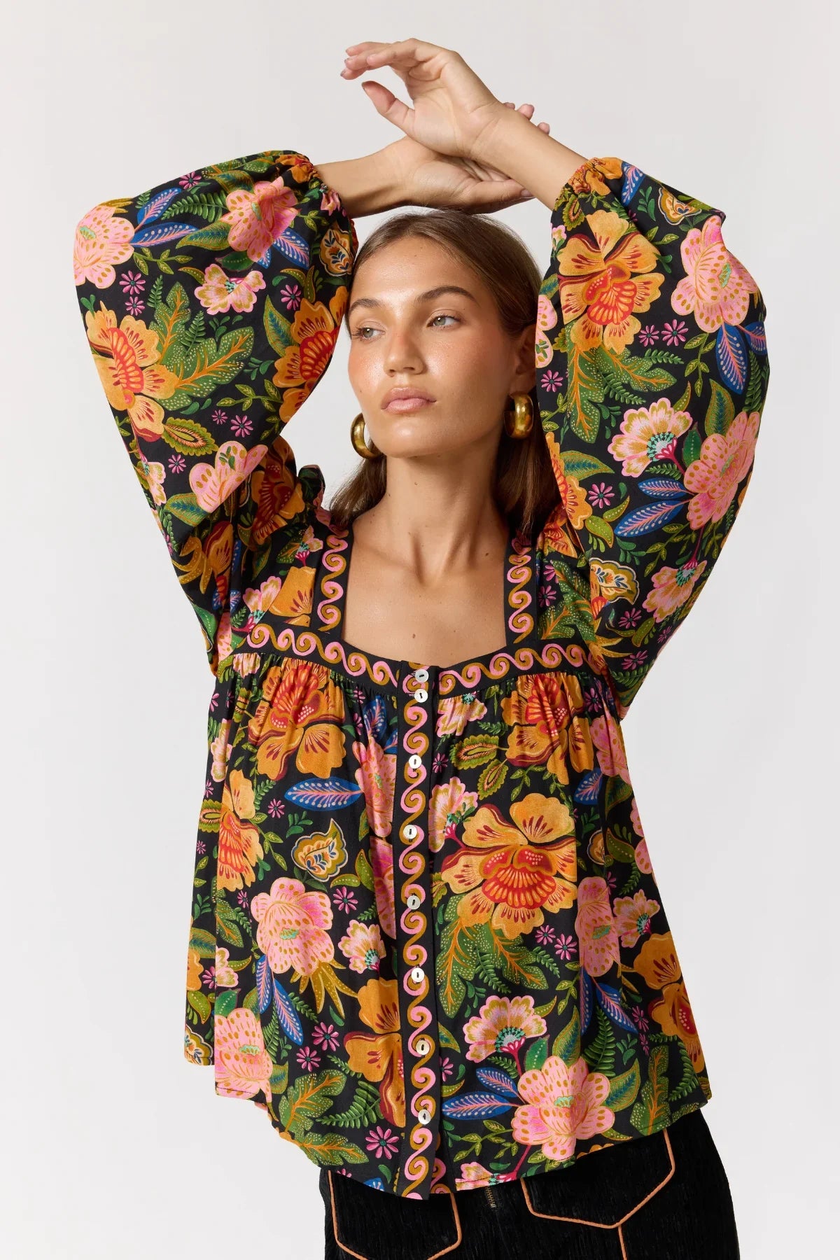 NINE LIVES BAZAAR - Carnival Rhiannon - Blouse