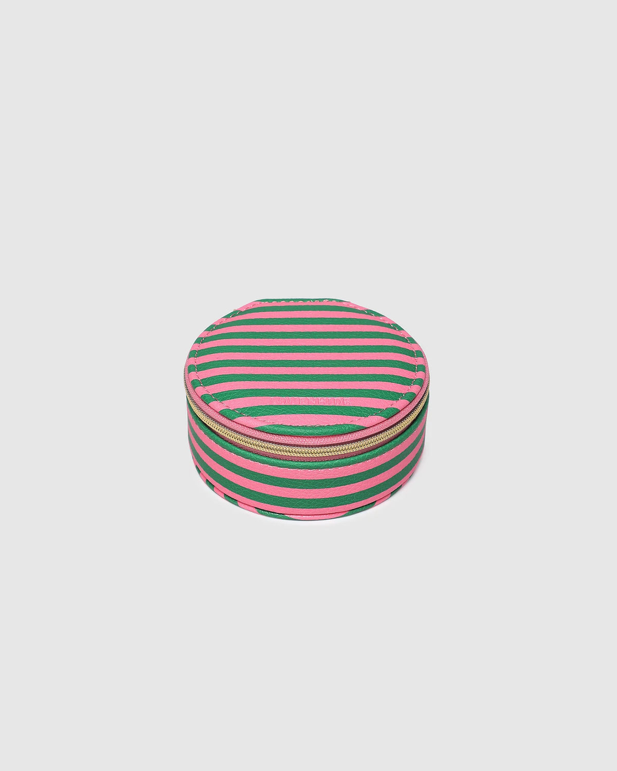 LOUENHIDE: Sisco Stripe Green/Bubblegum Pink - Jewellery Box