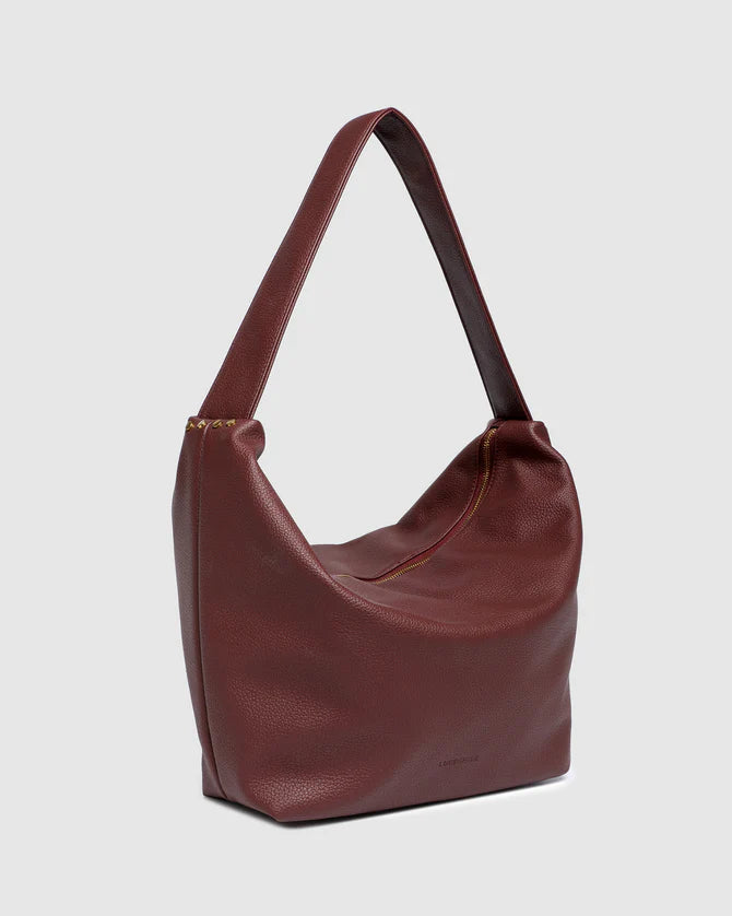 LOUENHIDE : Morgan Shoulder Bag - Burgundy