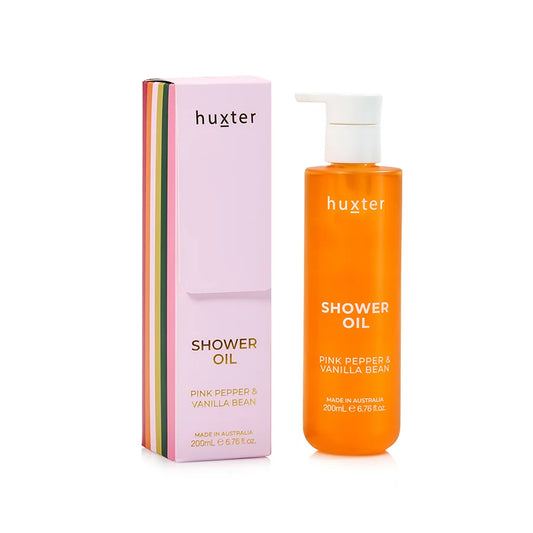 HUXTER - Pink Pepper & Vanilla Bean 200ml - Shower Oil