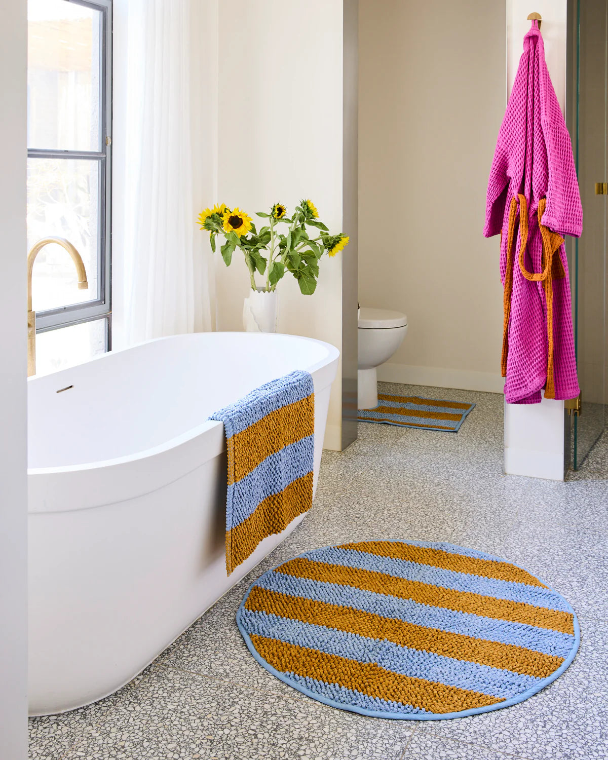 KIP & CO : Como Stripe - Bath Mat