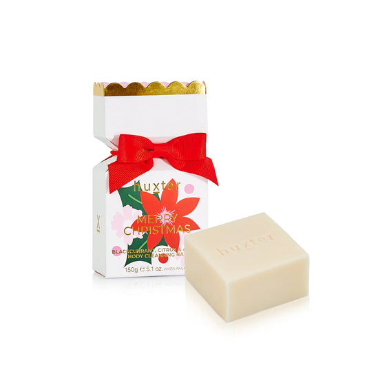 HUXTER : ‘Merry Christmas’ Body Cleansing Bar - White Bon Bon