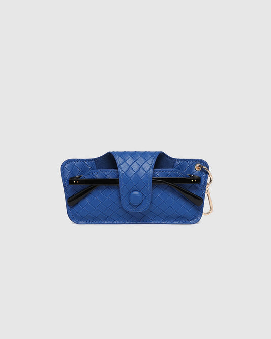 LOUENHIDE: Skittle Woven Ocean Blue - Sunglass Case