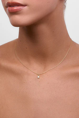 LIBERTE : Penny Gold Locket - Necklace