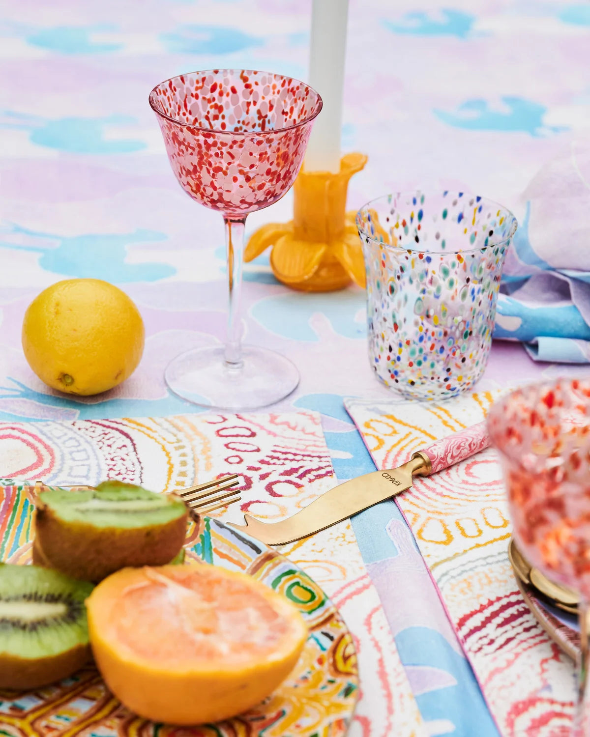 KIP & CO : Party Speckle - Set 2 Tumbler Glasses