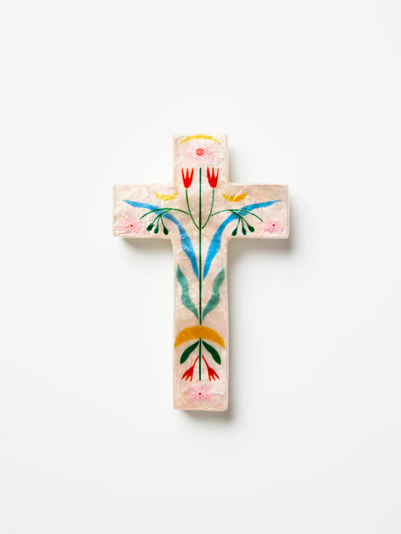 JONES & CO : Fable Print Floral - Small Cross