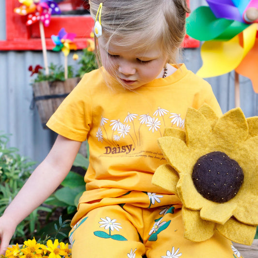 TARA TREASURES : Felt Sunflower