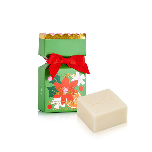HUXTER : ‘Merry Christmas’ Body Cleansing Bar - Green Bon Bon