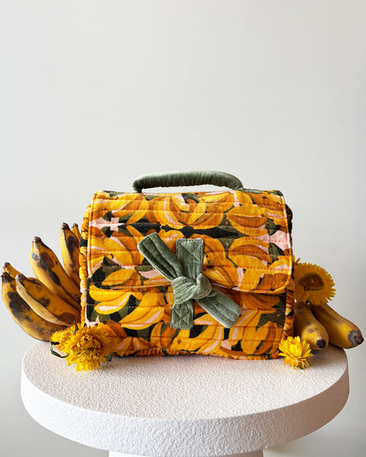 LOCO LIVING : Plantation Quilted Velvet - Cosi Bag