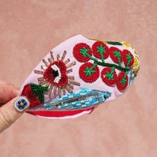 KINGSTON: Pink Pomodoro Beaded - Headband
