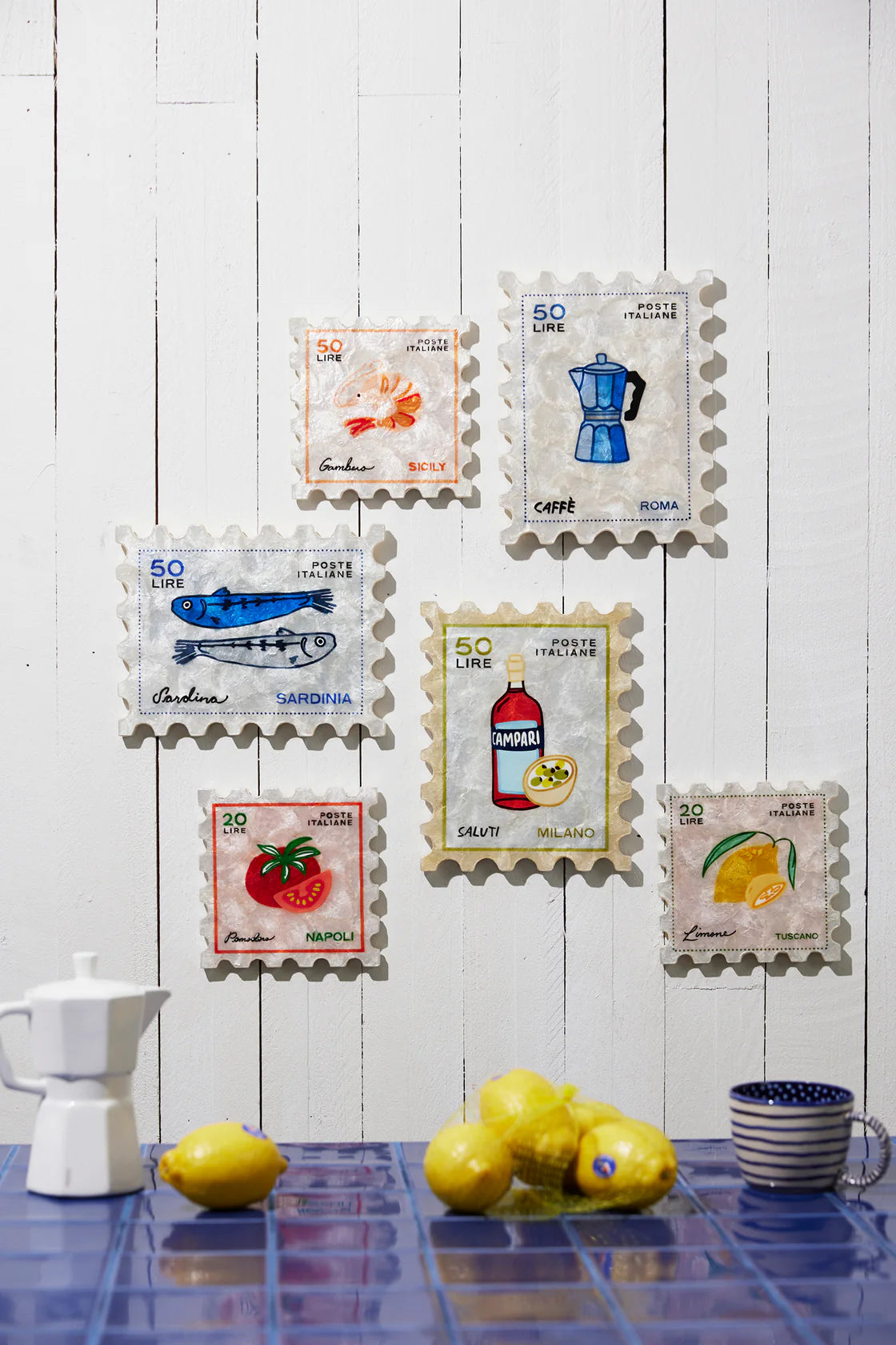 JONES & CO : Caffe Stamp - Wall Art