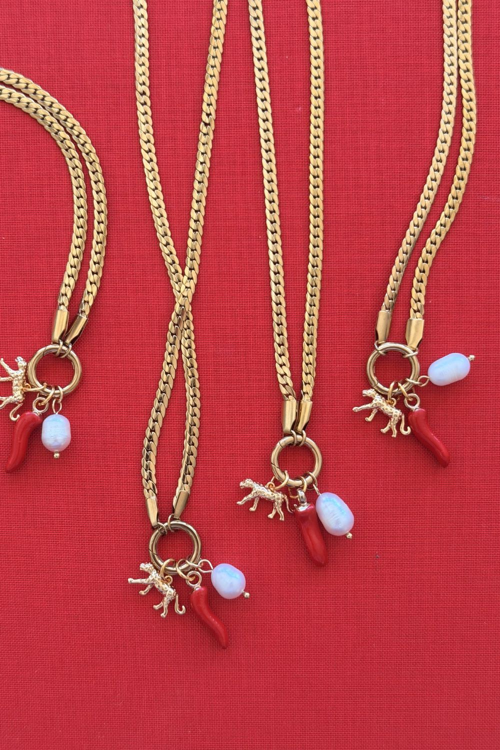 MOSK. MELBOURNE :  Leopard Charm - Necklace