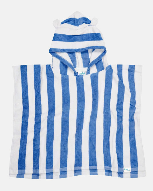TOSHI : Beachcomber Blue Stripe - Hooded Towel