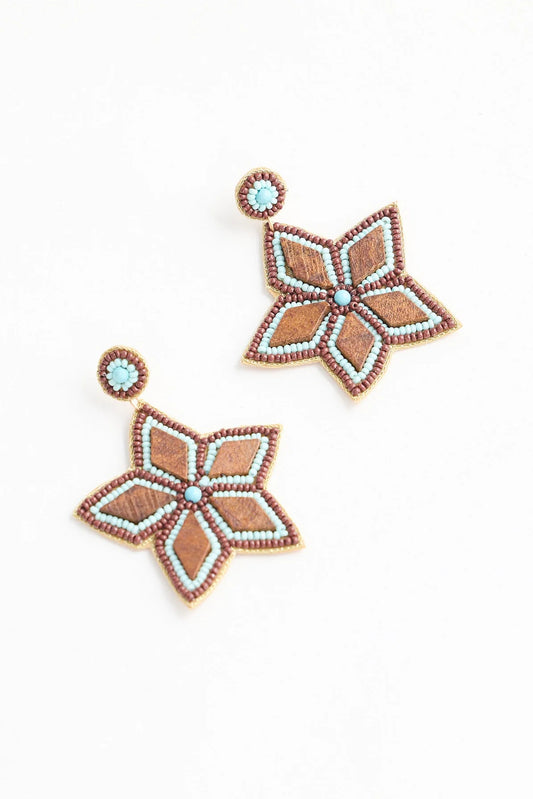 HOLIDAY LIFE : Vanessa Earrings - Brown