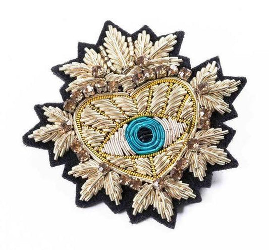 PARISIAN COOL : Gold Eye - Brooch
