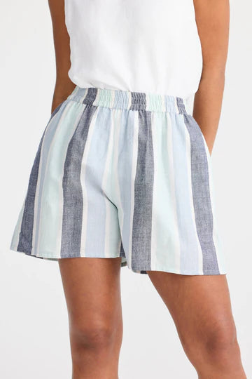 THE SHANTY CORPORATION :  Capri Tulip Stripe - Shorts