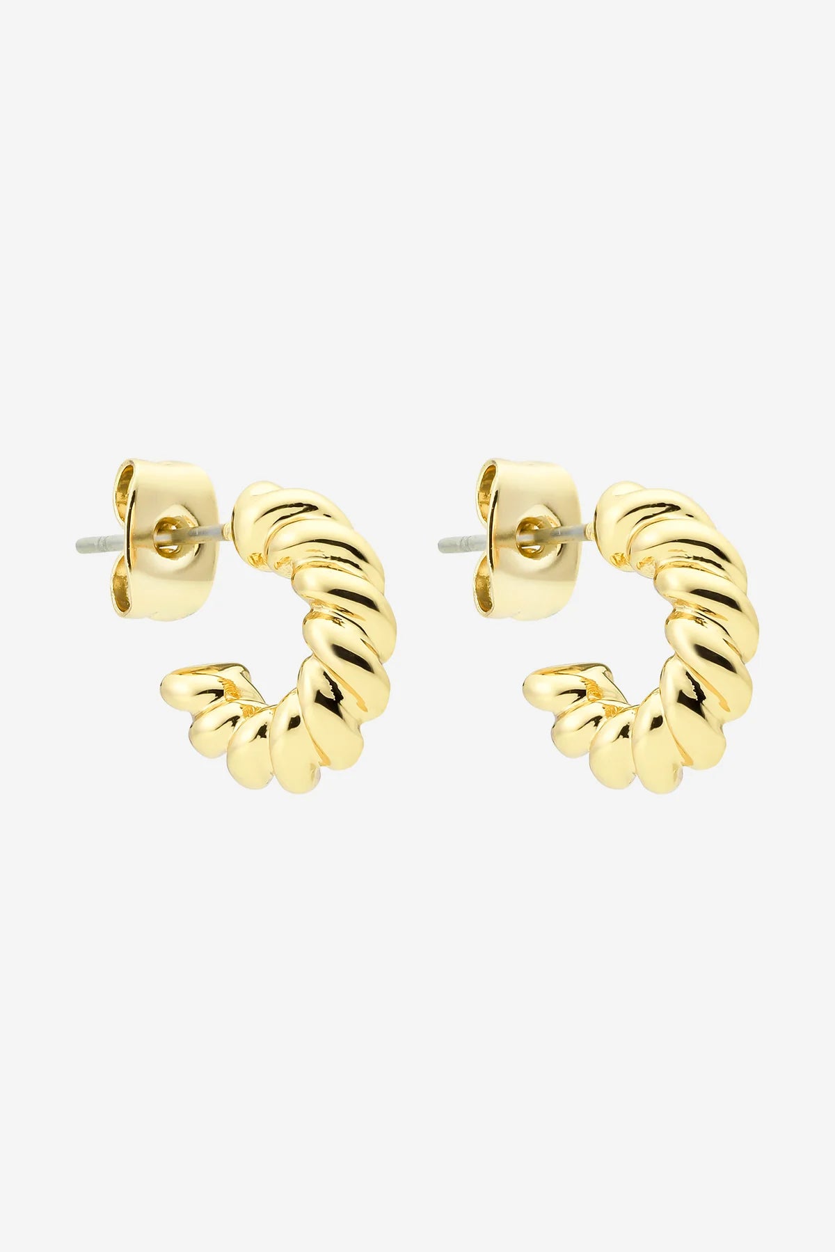LIBERTE: Phoebe Gold Rope Hoop - Earring