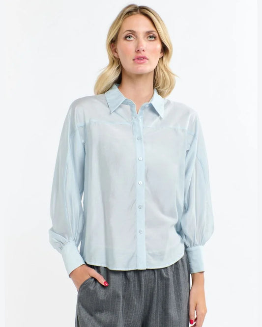 365 DAYS : Annabel Tencel Shirt - Provence Blue