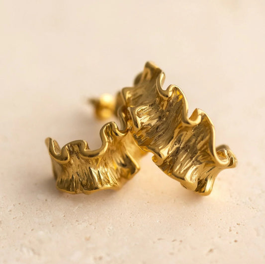 INDIGO & WOLFE : Soleil Gold Earrings