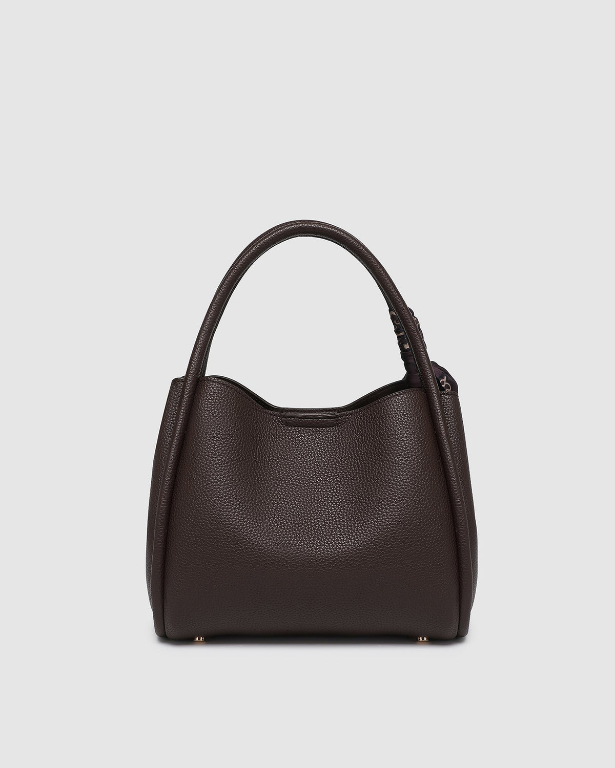 LOUENHIDE - Steffie Chocolate Scarf -  Chocolate Mini Tote Bag
