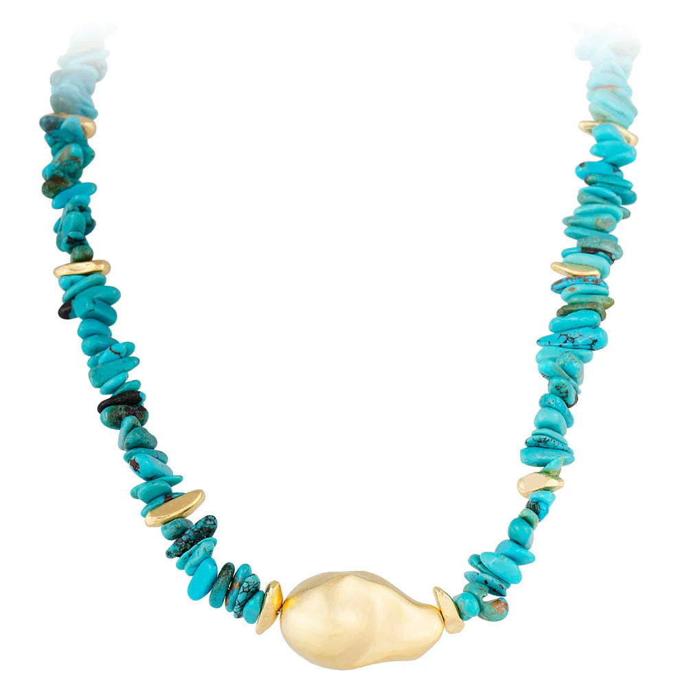 FAIRLEY : La Mer Golden Baroque Necklace