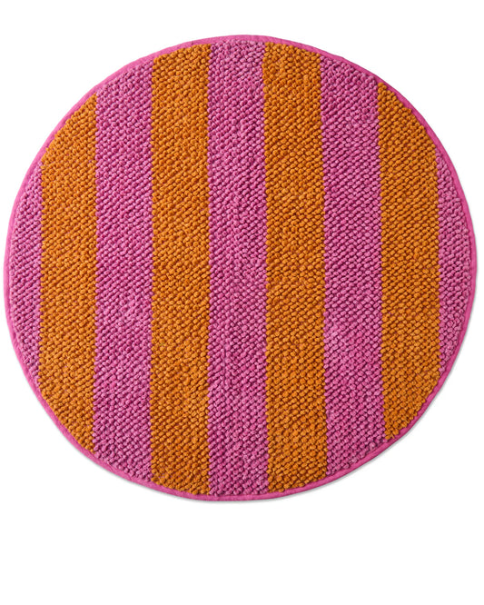 KIP & CO : Fun Times Stripe Round - Bath Mat
