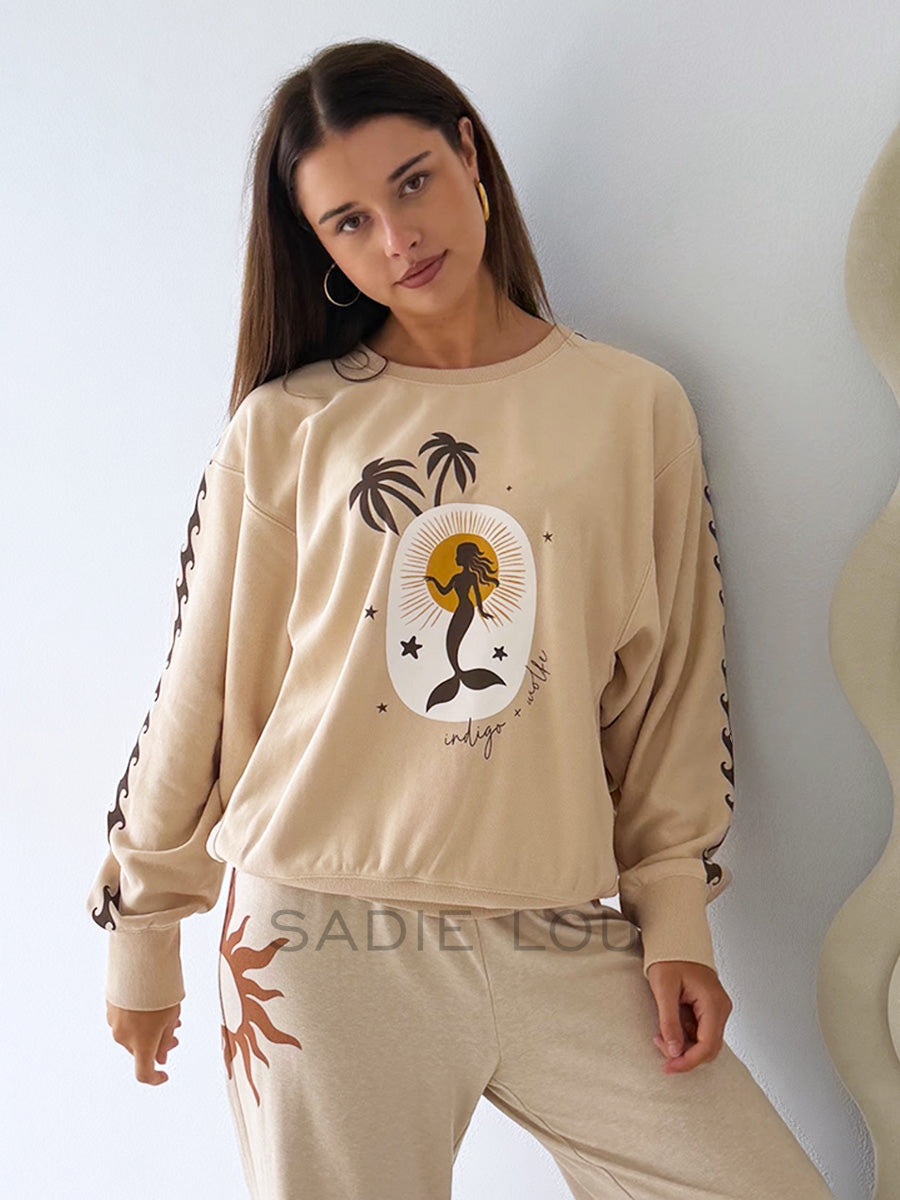 INDIGO & WOLFE : Mocca Mermaid - Jumper
