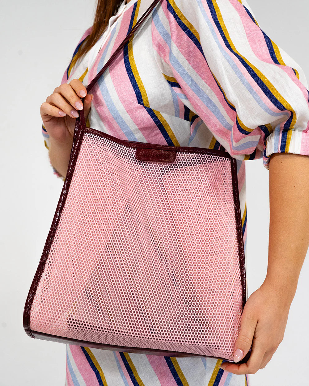 ELMS+KING : Zanzibar Bag - Blush Mesh