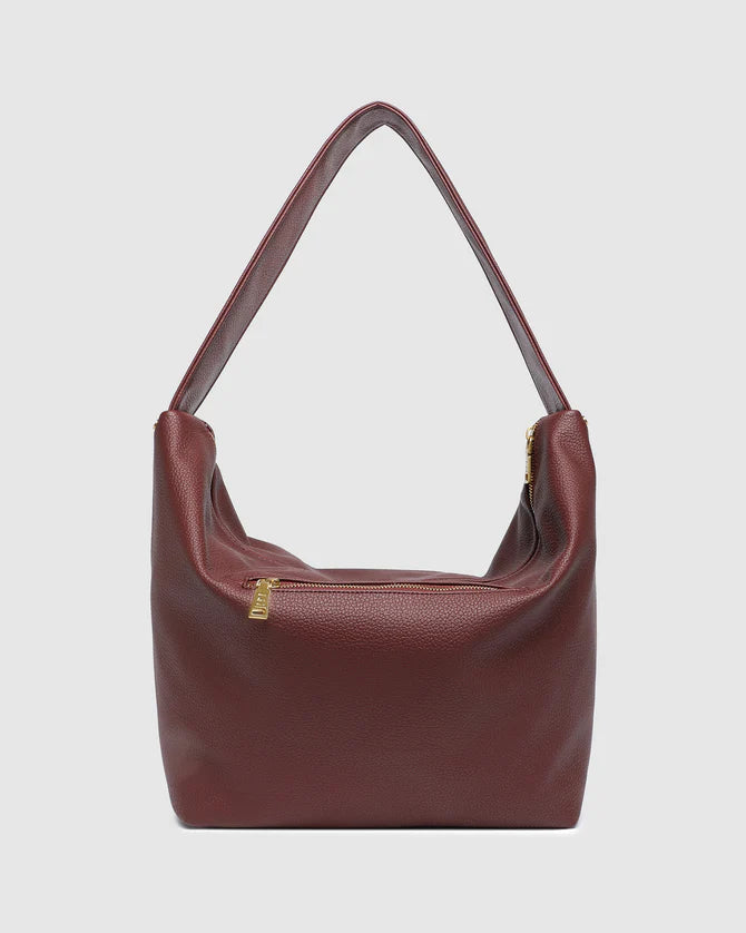 LOUENHIDE : Morgan Shoulder Bag - Burgundy