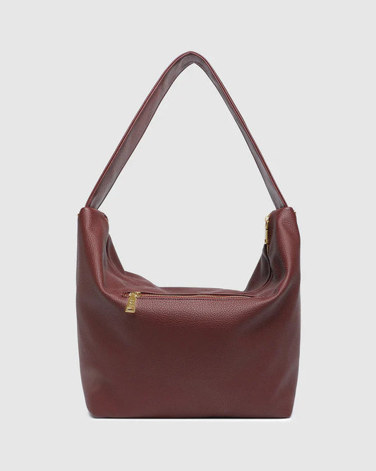 LOUENHIDE : Morgan Shoulder Bag - Burgundy