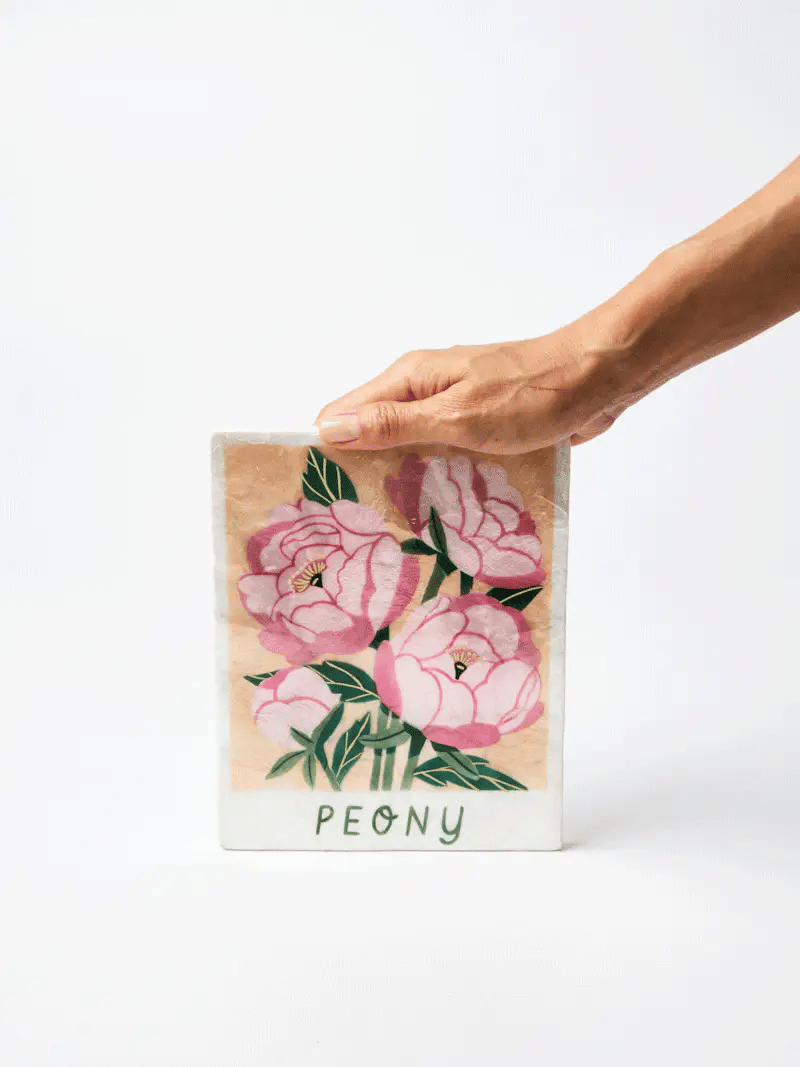 JONES & CO : Market Peony - Wall Art