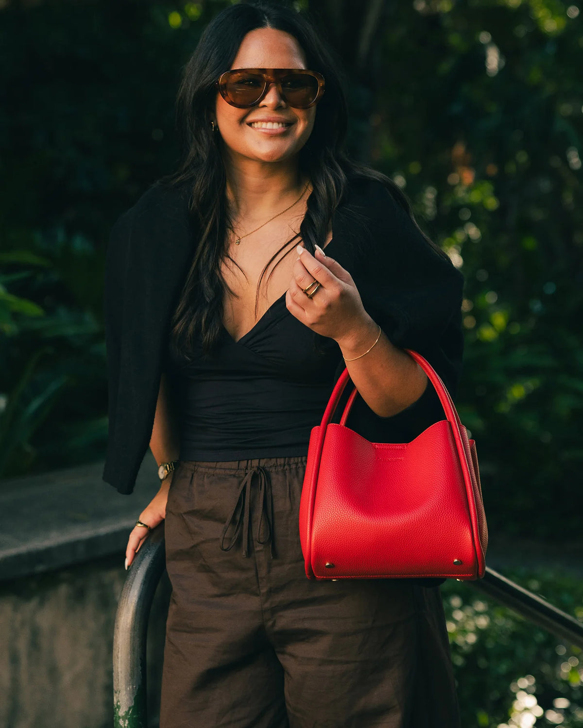LOUENHIDE - Steffie Red - Mini Tote Bag