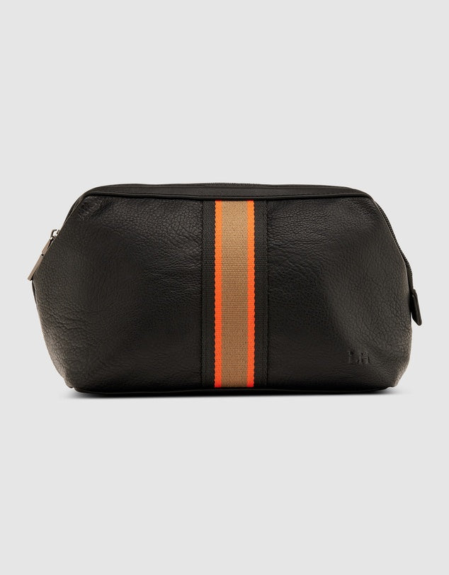 LOUENHIDE : Gilbert Men’s Toiletry Bag - Black