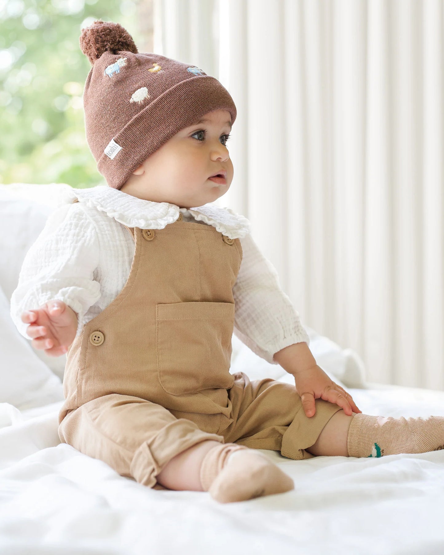 TOSHI : Quincy Driftwood Corduroy- Overall