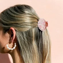 KINGSTON :  Rose Quartz Shell - Claw Clip
