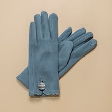 TAYLOR HILL : One Button Teal  - Gloves