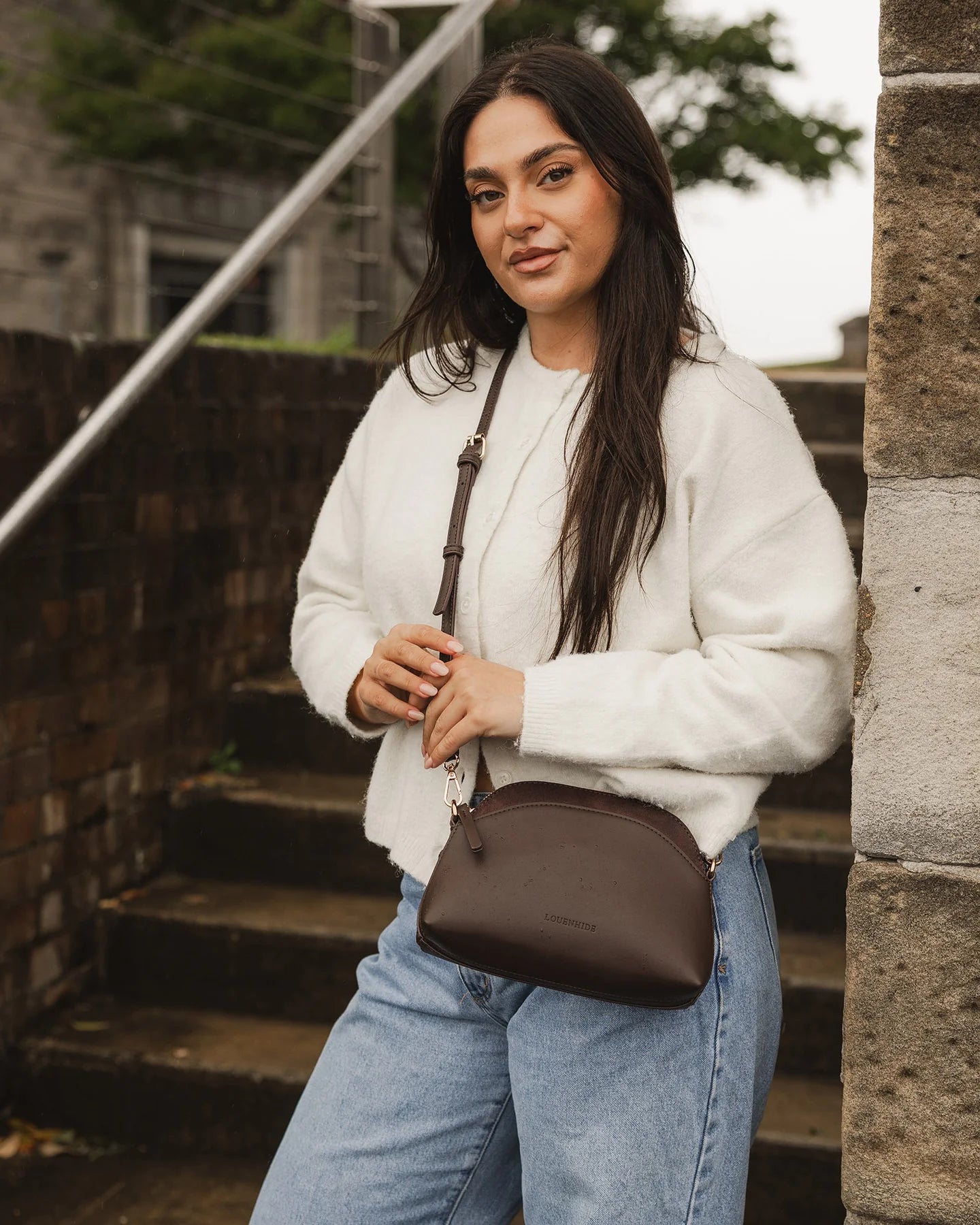 LOUENHIDE - Alison Chocolate - Crossbody Bag