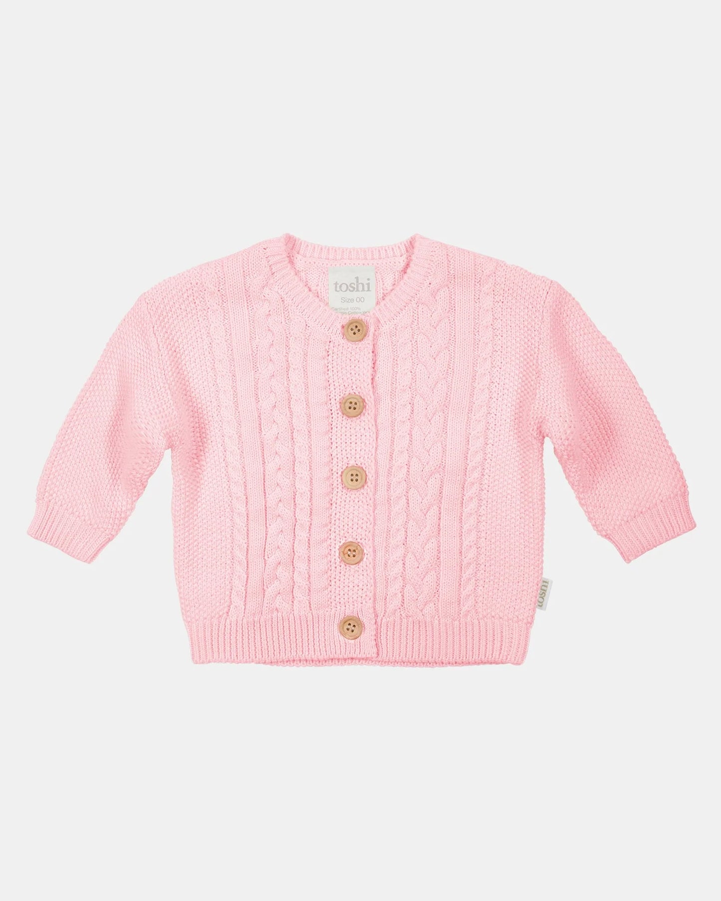 TOSHI : Misty Rose Organic Yummy - Cardigan