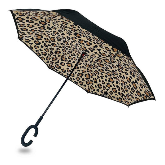 iOco REVERSE UMBRELLA : Leopard