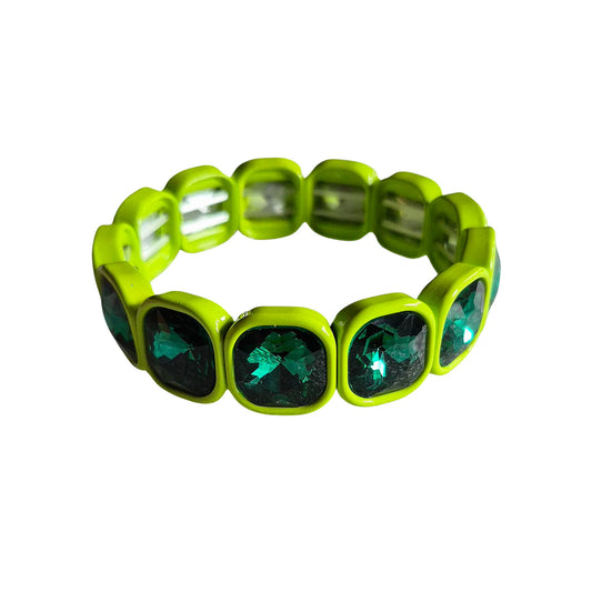 ZODA : Green Gem Stone Bracelet