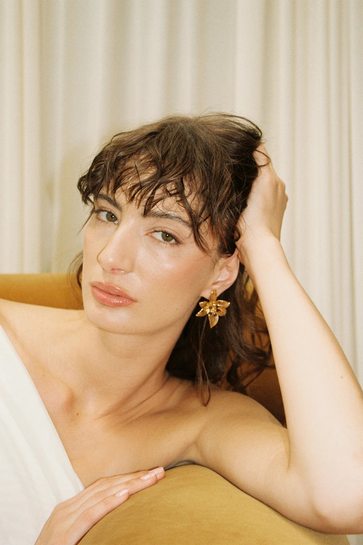 LIBERTE : Iris Soft Gold - Earring