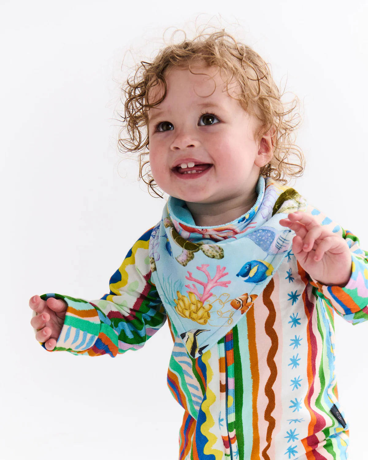 KIP & CO : Beach Baby Organic Cotton - Dribble Bib Set