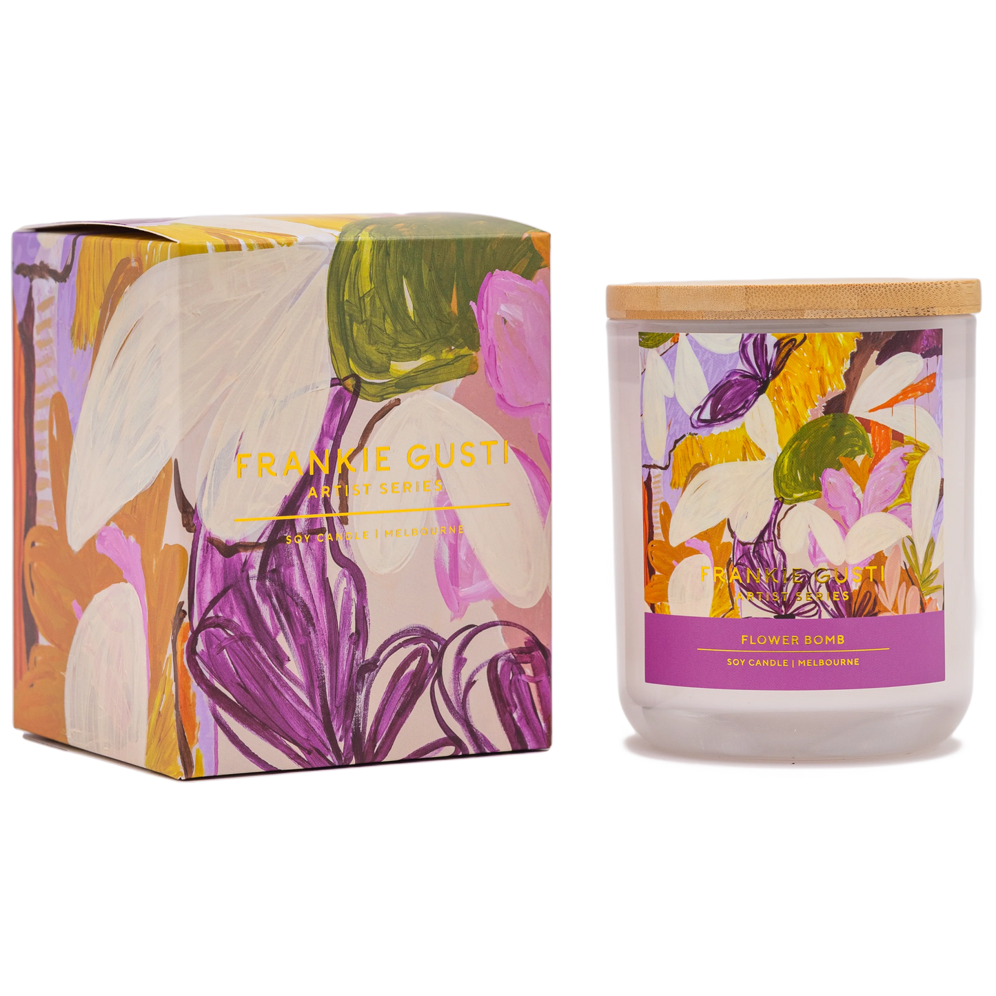 FRANKIE GUSTI : Soy Candle - Flower Bomb