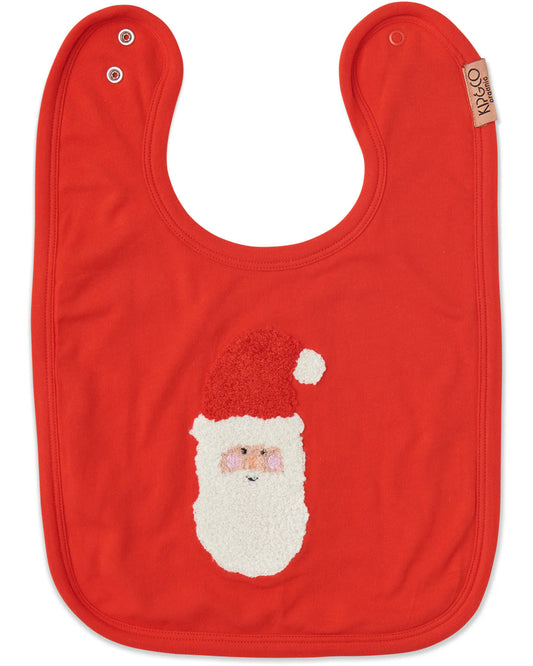 KIP & CO : Baby Bib - Hohoho Red