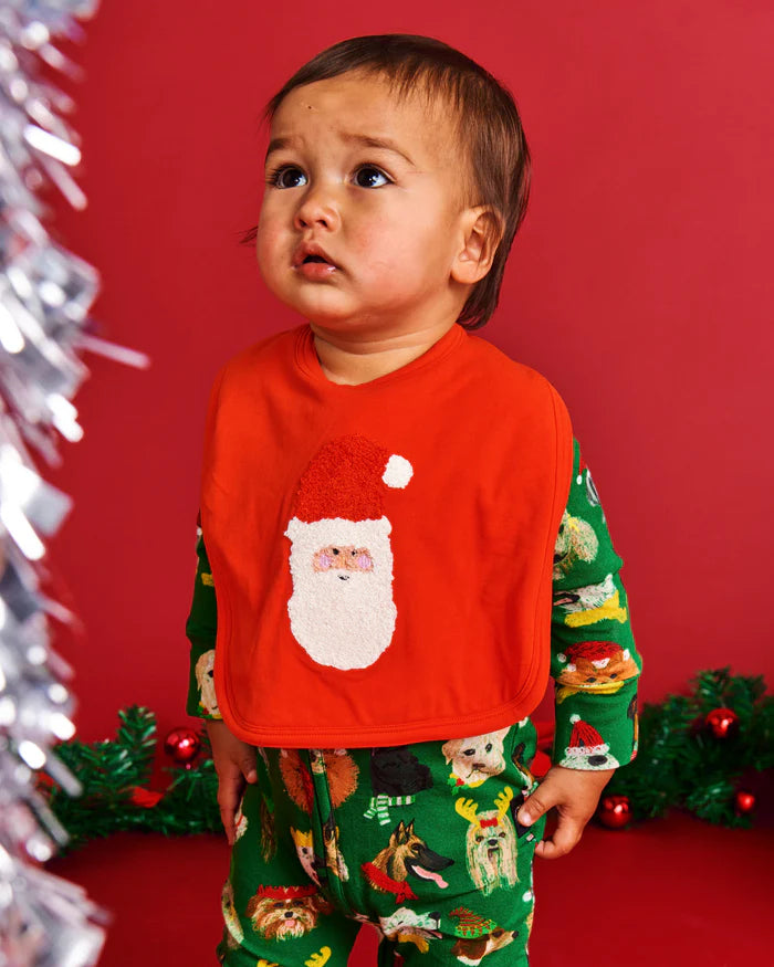 KIP & CO : Baby Bib - Hohoho Red