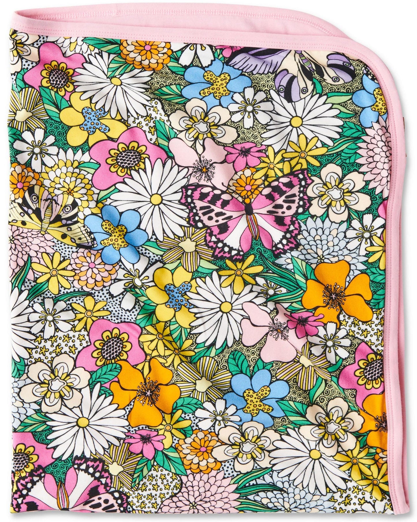 KIP&CO : Organic Cotton Snuggle Blanket - Bliss Floral