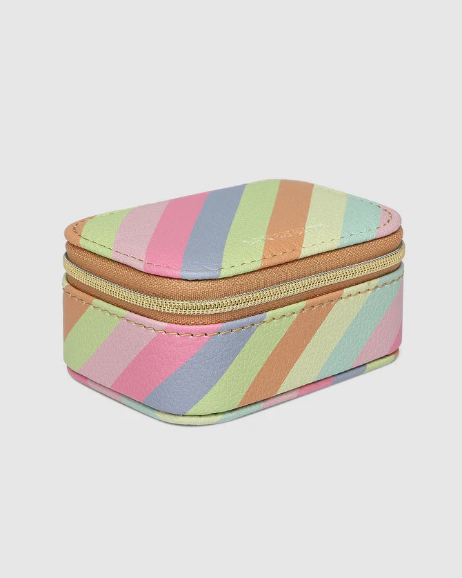 LOUENHIDE : Suzie Jewellery Box - Pastel Stripe