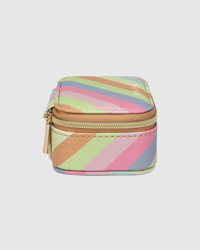 LOUENHIDE : Suzie Jewellery Box - Pastel Stripe