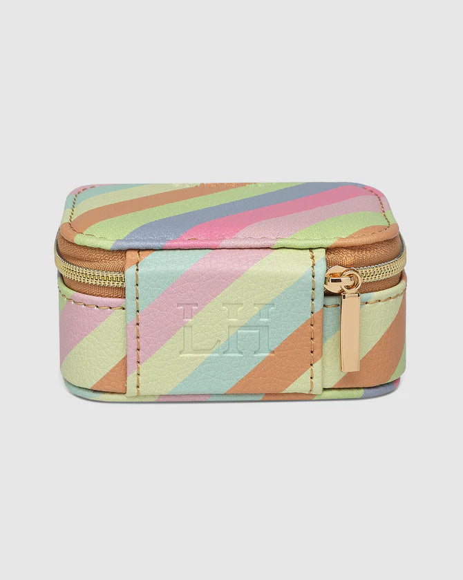 LOUENHIDE : Suzie Jewellery Box - Pastel Stripe